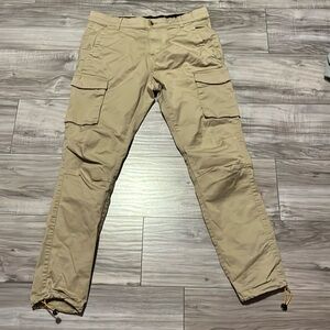 32 length khaki/joggers